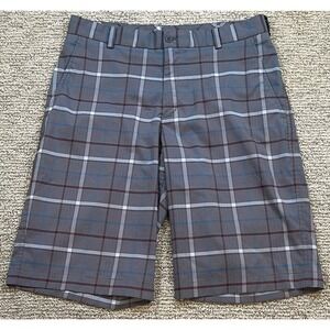 Nike Golf‎ Mens Plaid Dri-Fit Shorts Multicolor Size 32 Stretch